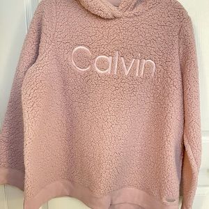 Calvin Klein sweater/jacket/outerwear Baby pink